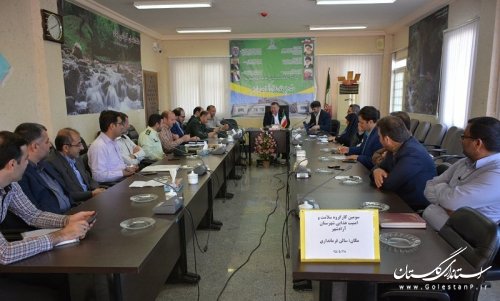 برگزاری سومین کارگروه سلامت و امنیت غذایی شهرستان آزادشهر