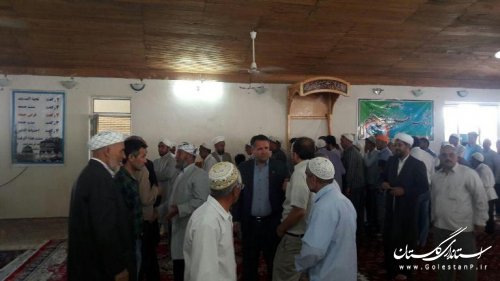 سخنرانی فرماندار مراوه تپه در نماز جمعه بخش گلیداغ