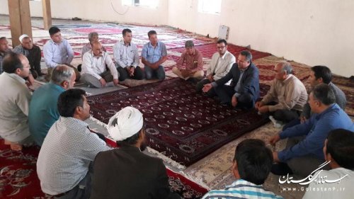 حضور فرماندار مراوه تپه در سومین جلسه ستاد گرامیداشت هفته دولت بخش گلیداغ