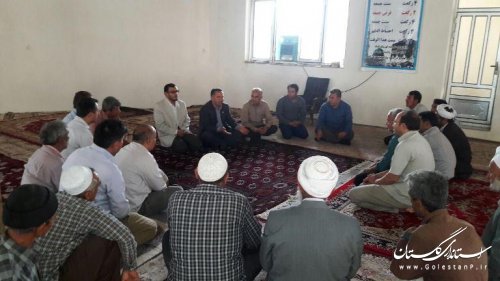 حضور فرماندار مراوه تپه در سومین جلسه ستاد گرامیداشت هفته دولت بخش گلیداغ
