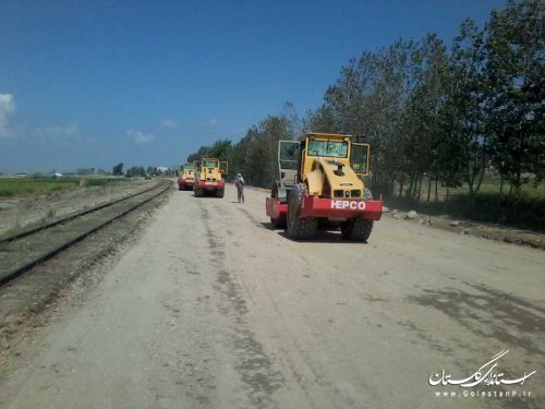 بازدید معاون سیاسی ، امنیتی استاندار از پروژه خط دوم راه آهن بندرگز - سبزدشت