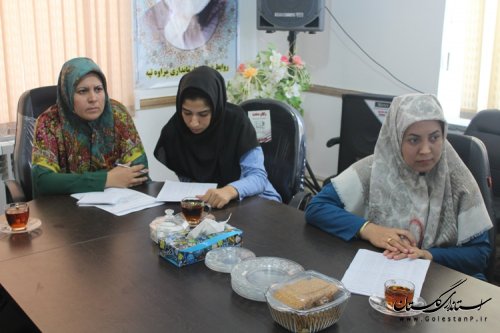 تشکیل جلسه کارگروه بانوان و خانواده شهرستان مراوه تپه