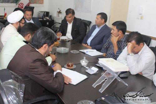تشکیل جلسه کارگروه بانوان و خانواده شهرستان مراوه تپه