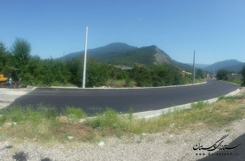 آسفالت خیابان 25 متری جدید نوده خاندوز