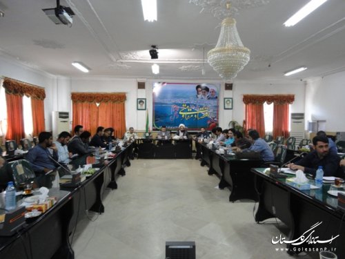 جلسه هماهنگی روابط عمومی های ادارات شهرستان علی آباد کتول برگزارشد