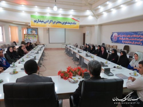 دیدار اعضای کانون فرهنگی کمیته امداد امام(ره) با فرماندار شهرستان آق قلا