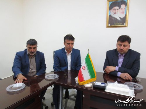 دیدار رئیس و کارکنان آموزش و پرورش با فرماندار گالیکش