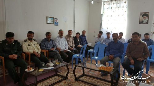 دیدار بخشدار کوهسارات با امام جمعه به مناسبت هفته دولت