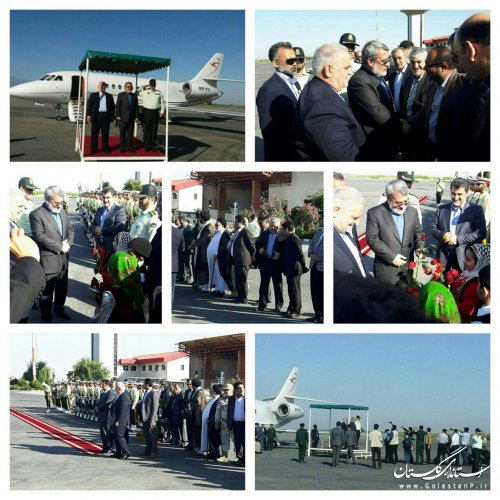 وزیر کشور دقایقی قبل وارد استان گلستان شد