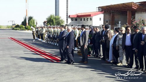 وزیر کشور دقایقی قبل وارد استان گلستان شد