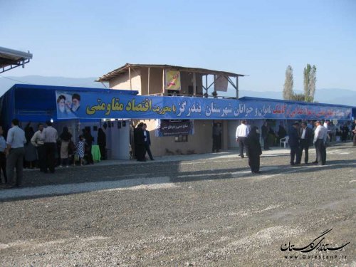 نمایشگاه صنایع دستی و مواد غذایی ارگانیک در بندرگز گشایش یافت