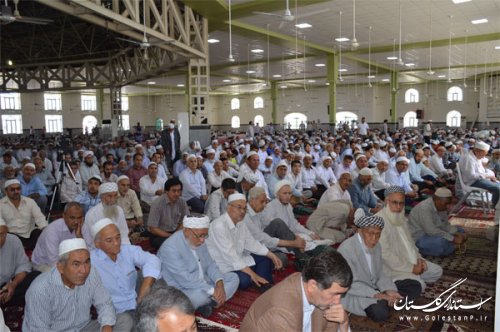 همدلی و وحدت اقوام و مذاهب مختلف در گنبد کاووس سرمایه ارزشمند است