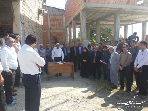 طرح هادی روستای باغوکناره کلنگ زنی شد