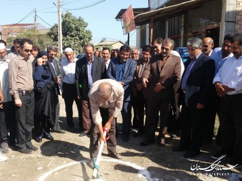 طرح هادی روستای باغوکناره کلنگ زنی شد