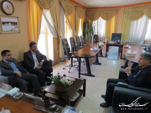 دیدار مسئولان قضائی شهرستان آق قلا با نماینده عالی دولت