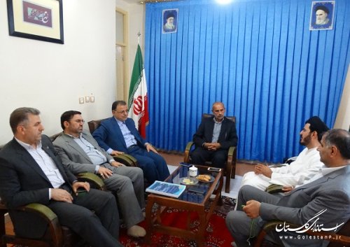 دیدارمدير كل راه اهن شمال شرق 2 و معاون سیاسی استاندار با امام جمعه بندرگز