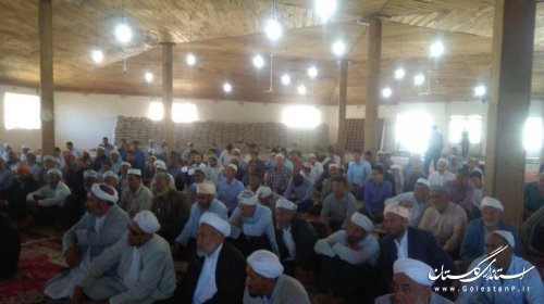 سخنرانی بخشدار گلیداغ در نماز جمعه به مناسبت هفته دولت