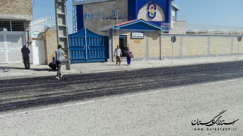 آسفالت خیابان جرجان گنبد کاووس