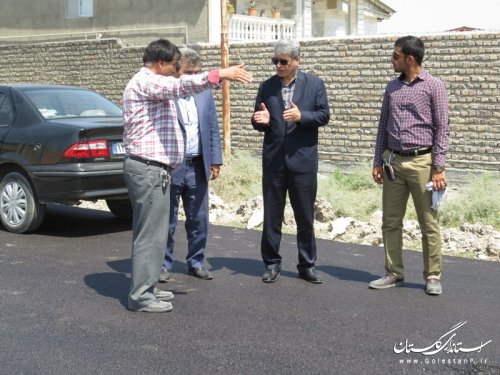 افتتاح 11 طرح هادی روستاهای شهرستان آق قلا در بزرگداشت هفته دولت