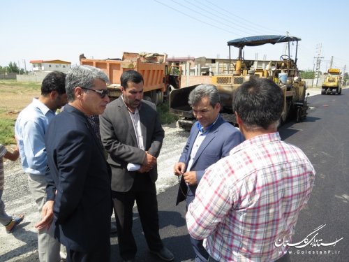 افتتاح 11 طرح هادی روستاهای شهرستان آق قلا در بزرگداشت هفته دولت