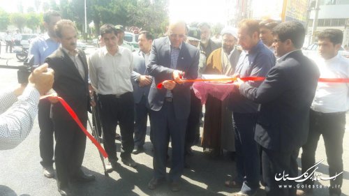 افتتاح آسفالت معابر شهر بندر ترکمن