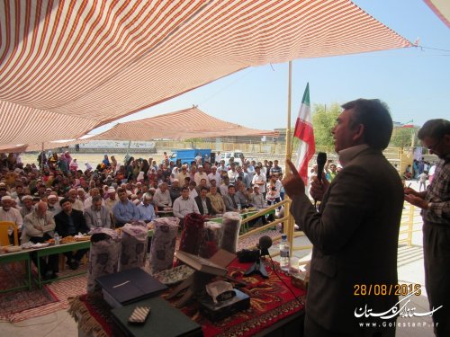 مدرسه 7 کلاسه فاروق منصور عباسی روستای چارقلی افتتاح شد