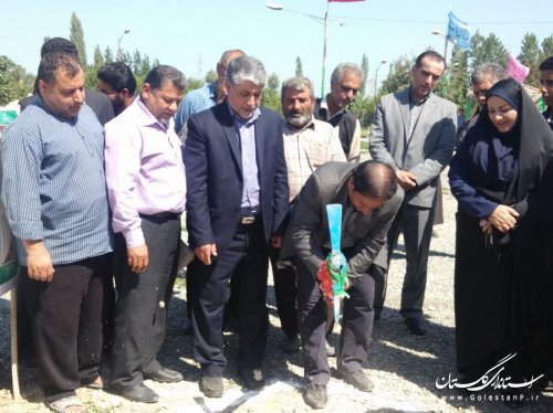 کلنگ زنی 2 پروژه عمرانی در نوکنده