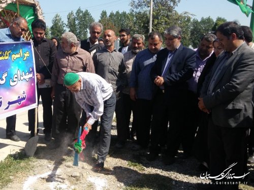 کلنگ زنی 2 پروژه عمرانی در نوکنده