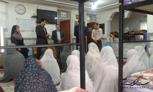 بازدید معاون فرماندار شهرستان آزادشهر از مراکز اقامتی میان مدت ترک اعتیاد