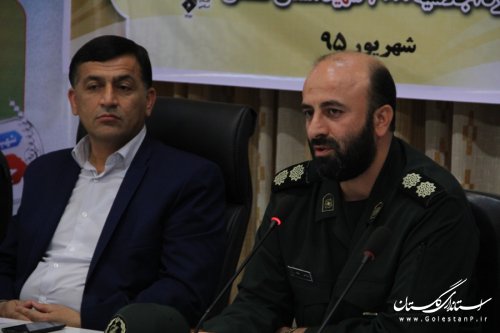 همایش تجلیل از کارمندان نمونه بسیجی شهرستان گرگان در فرمانداری برگزار شد