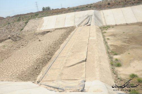 ذخیره سازی و تضمین آب اراضی حاشیه گرگانرود از اهداف طرح سد لاستیکی گنبد است