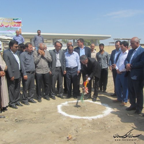 کلنگ زنی پل دوم گدم آباد