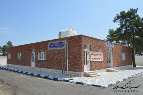 بهره برداری و کلنگ زنی دو طرح عمرانی در گنبد کاووس