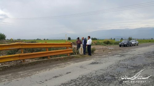 بازدید فرماندار ترکمن از روستاهای بخش مرکزی
