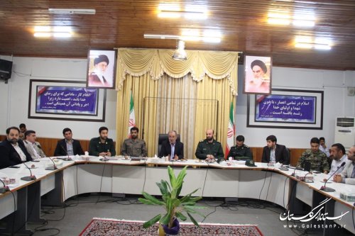 آیین تکریم و معارفه فرمانده حوزه بسیج اصناف شهرستان گرگان برگزار شد