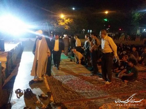 برگزاری یادواره شهدا در پارک شبنم نوده خاندوز