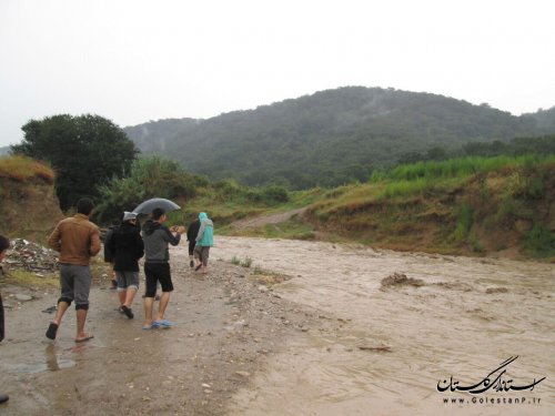 سیلاب و طغیان رودخانه ها در صادق آباد