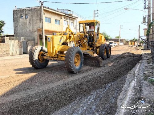 بازدید فرماندار از اجرای طرح هادی روستای قره بلاغ
