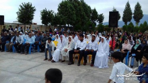 اولین جشنواره ازدواج زوجین جامعه روستایی باحضورفرماندار