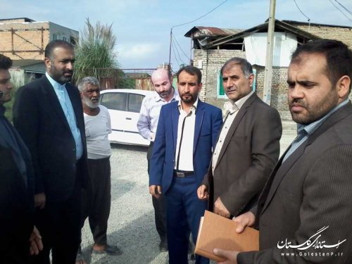 بازدید فرماندار بندرگز از مناطق در حال پاکسازی از مواد مخدر در شهرستان