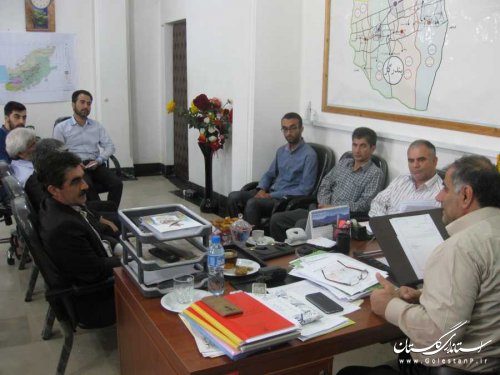دیدار رییس و کارکنان اداره تعاون ، کار و رفاه اجتماعی بندرگز با فرماندار شهرستان