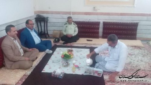 دیدار فرماندار و اعضاء شورای تامین علی ابادکتول با علماء وایثارگران اهل سنت