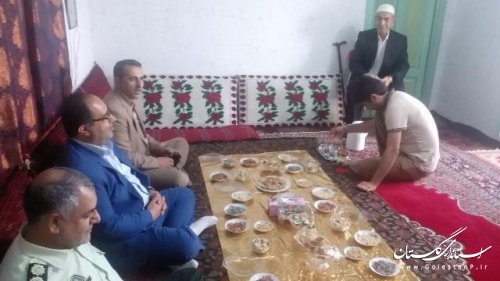 دیدار فرماندار و اعضاء شورای تامین علی ابادکتول با علماء وایثارگران اهل سنت