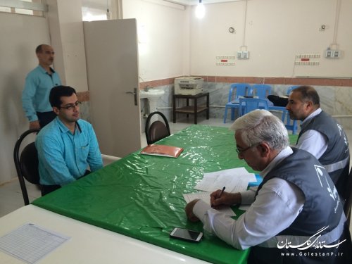 بازدید فرماندار مینودشت از ستاد سرشماری عمومی نفوس و مسکن شهرستان