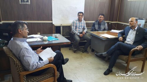 بازديد فرماندار از ستاد سرشماري وعوامل اجرایی و نحوه مصاحبه با آمارگيران