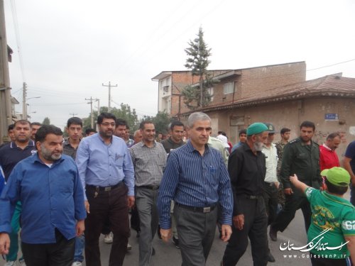 همایش پیاده روی خانوادگی در فاضل آباد
