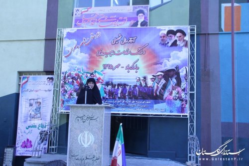 زنگ متمرکز بازگشایی مدارس در دبیرستان شاهد پسران گرگان نواخته شد