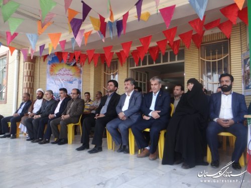ویژه برنامه های نواختن زنگ مهر و ایثار در مدارس فاضل اباد