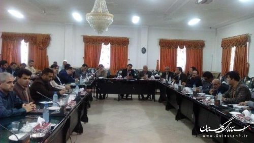 جلسه كارگروه اقتصاد مقاومتي شهرستان علی آباد کتول برگزارشد