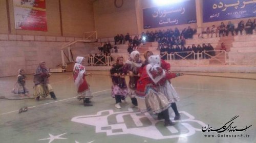 مسابقات جام روستا قهرمان شهر علی آباد کتول باحضورفرماندار